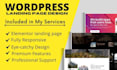 design modern responsive wordpress landing page using elementor pro