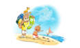 create cartoon illustrations, 2d cartoon character designs