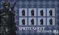 pixel art character sprites and animations