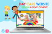 develop daycare, childcare, kindergarten, preschool website