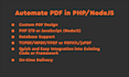 create automated PDF reports, invoices, and documents