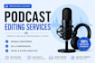 do riverside podcast editing for youtube audio and video