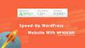 speed up wordpress website with wp rocket within 2 hour