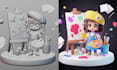 create custom 3d chibi characters for your project
