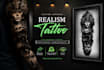 create a custom realistic tattoo sleeve design