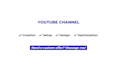 create and setup your youtube channel professionally