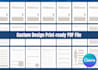 design custom printable, editable planner template pages on canva