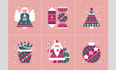 create a unique holiday illustration for your cards, posters and gifts