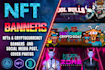 design social media posts, youtube thumbnail nft banner and instagram posts