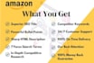 write amazon product listing description with SEO amazon listing optimization