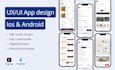 deliver high quality UX UI designs for app and websites
