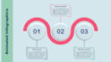 create animated infographics, process flow charts, diagrams and timeline