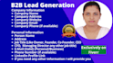 do b2b linkedin lead generation and email list building