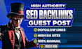 write and publish high da guest post with dofollow SEO backlinks for ranking