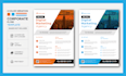business flyer design with 12 hours delivery