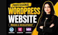 design, redesign copy, clone wordpress website, landing page homepage develop