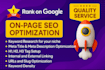 do onpage SEO and technical optimization for wordpress shopify wix website