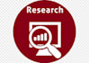 write research, research proposal and reports