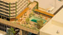 render 3d master plan, site plan and landscape rendering