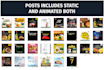 design 30 social media posts