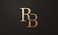 design luxury minimalist monogram initial letter logo