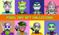 create unique pixel art nft collection with rare traits