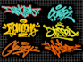 create your brand name in graffiti tag