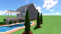 design backyard  landscaping pool  patio