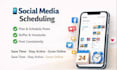 schedule your social media posts via buffer and hootsuite