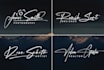 design handwriting signature photography scripted cursive logo