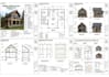 draft construction and city permit drawings for container house garage adu deck