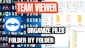 do organize files on your computer via team viewer