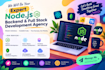 be your expert nodejs backend and full stack development agency