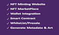 create nft minting website mint engine,nft smart contract,nft marketplace