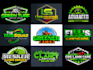 make modern agriculture, landscape and lawn care logo