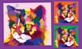 awesome wpap pop art portraits of humans and animals