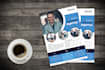 design business flyer, poster, leaflet or brochure