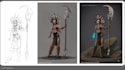 do digital art and 3d modeling for you