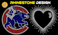do rhinestone template design