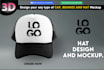 create stunning 3d cap, hat, beanie mockups with your logo