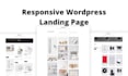 responsive wordpress landing page design with elementor
