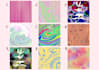 abstract posters and marble prints
