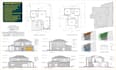 architectural floor plan and city permit drawing in autocad