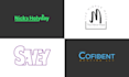 design 3 flat logo in 24 hours