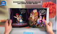 do children story book interior illustration