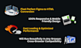 convert figma to html css, psd to html with responsive
