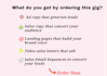 copywrite ad copy for facebook, landing pages and emails