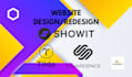 develop design redesign showit squarespace or  tilda website