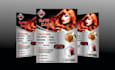 design event, spa and salon flyers