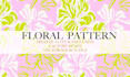 design seamless pattern textile prints abstract flowers